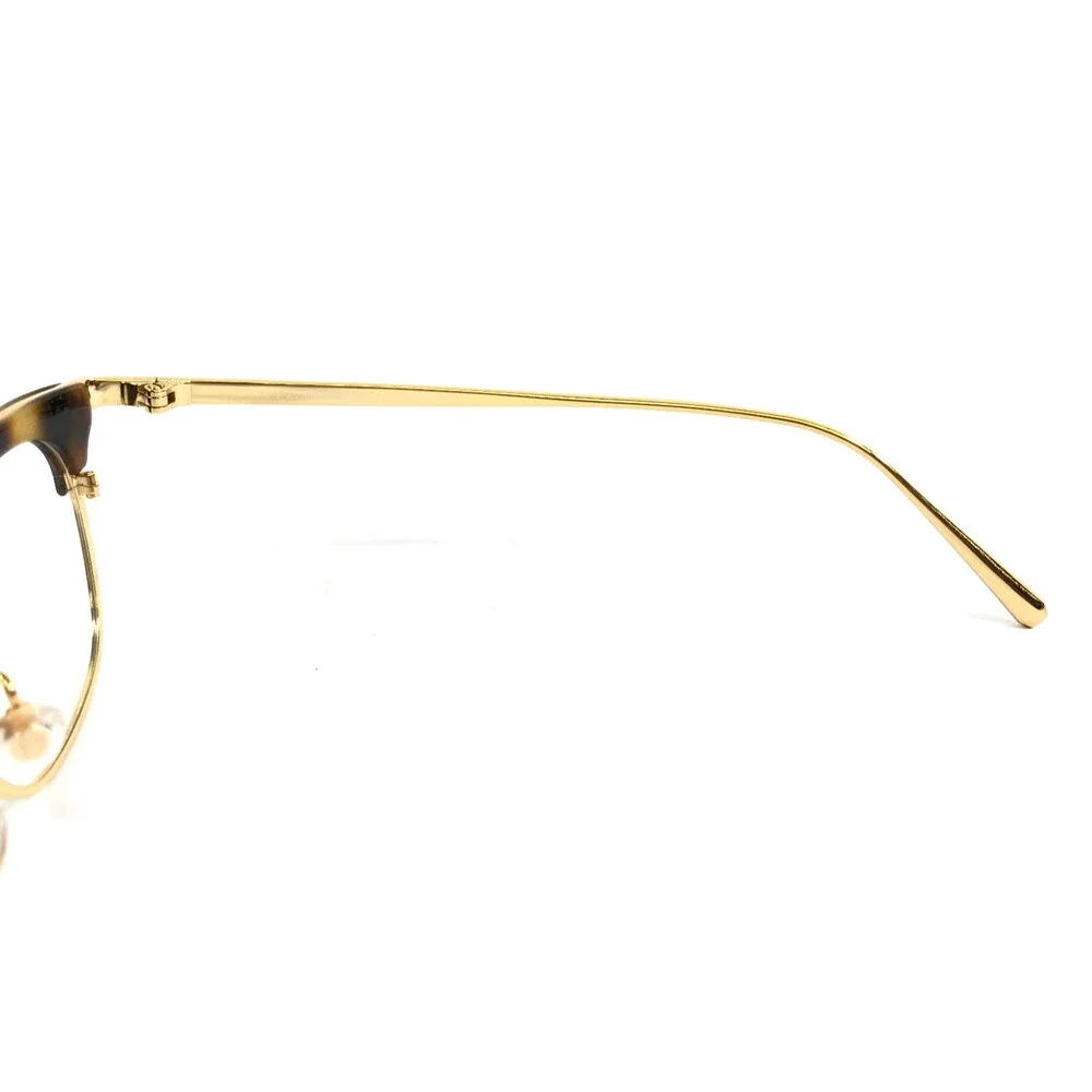 Omega Eyeglasses Frames OM5009-H 052 Tortoise Gold Cat Eye Full Rim 49-18-140